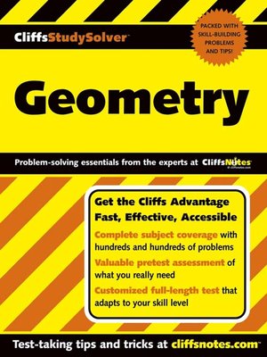 CliffsStudySolver Geometry - ebook